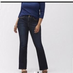 Lane Bryant Distinctly Boot Blue 5-Pocket Jeans